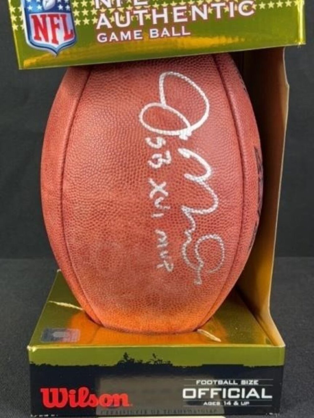 Joe Montana Signed 49ers NFL Pro Football w/"SB XVI MVP" Insc w/COA